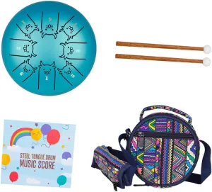 1 Set Tongue Drum Percussion Instrument for Adults Unique Musical Design for Relief Meditation for Practice Performance