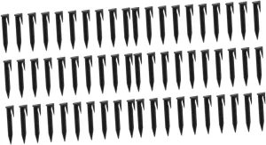 100pcs Heavy-Duty Plastic Tent Pegs for Outdoor Camping Gardening and BBQ Durable Reusable Easy to Operate Stakes for Tents and More