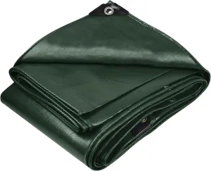 12x40 Feet Waterproof Tarp, 5 mil Multi-Purpose Tarp Cover, UV & Tear Resistant, Polyethylene for Outdoor, Camping, Pools, Car Tents