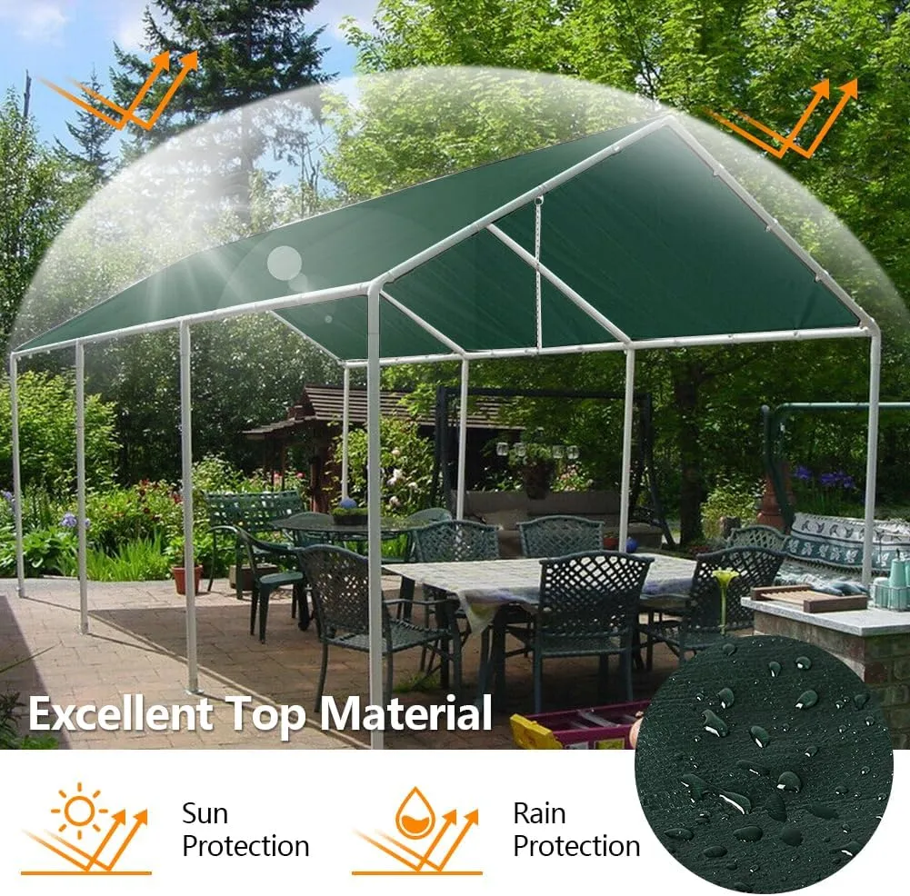 12x40 Feet Waterproof Tarp, 5 mil Multi-Purpose Tarp Cover, UV & Tear Resistant, Polyethylene for Outdoor, Camping, Pools, Car Tents