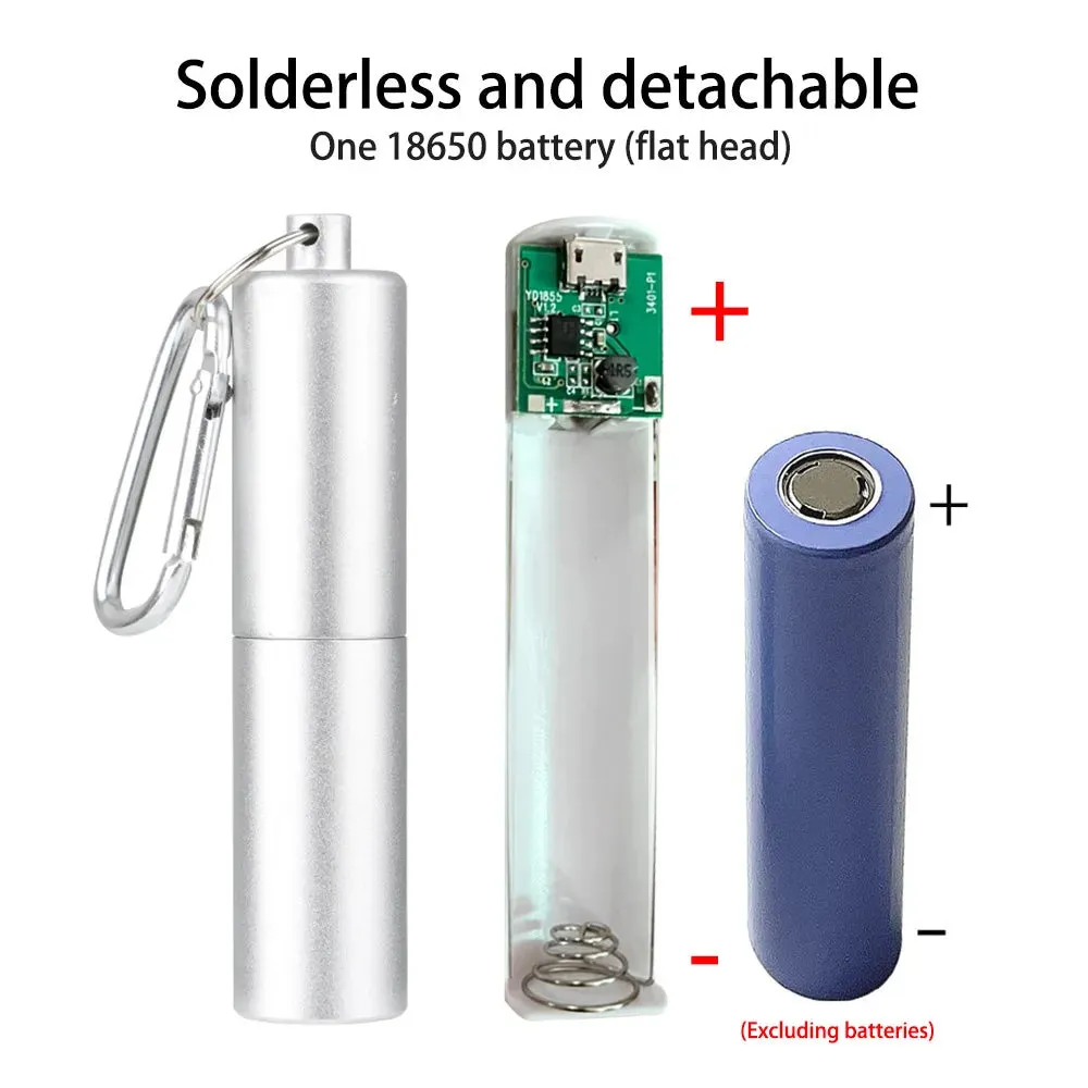 1PCS Portable Battery Box USB 5V 1A Power Bank Case 18650 Suite Battery External DIY Charger Box Kit Universal Cell Phones