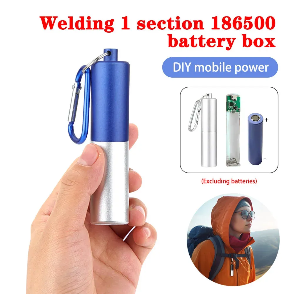 1PCS Portable Battery Box USB 5V 1A Power Bank Case 18650 Suite Battery External DIY Charger Box Kit Universal Cell Phones