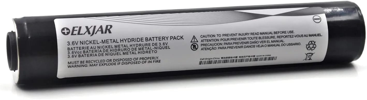 (2-Pack) 3.6V 3000mAh Ni-MH Rechargeable Battery Replacement for Streamlight Stinger DS LED HP XT 75175 75375 PolyStinger Pelican M9 Flashlight