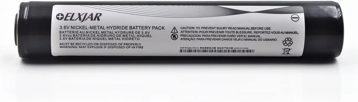 (2-Pack) 3.6V 3000mAh Ni-MH Rechargeable Battery Replacement for Streamlight Stinger DS LED HP XT 75175 75375 PolyStinger Pelican M9 Flashlight