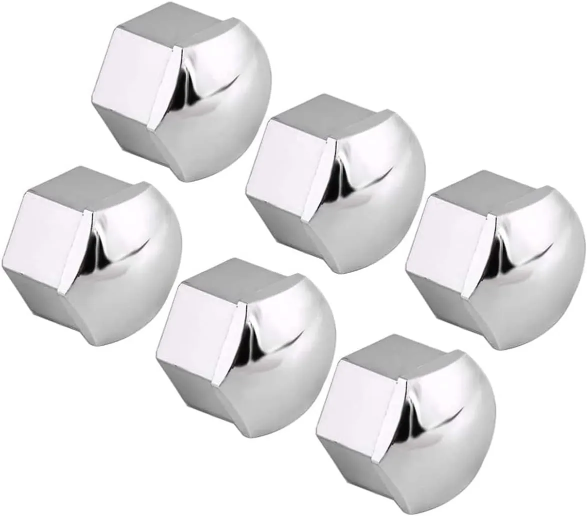 20 Pcs Car Wheel Nut Caps for Buick Excelle 2013-2024, Nut Cover Kit Waterproof Hexagonal Nut Dust and Rust Protection Cover Accessories,Silver-17mm