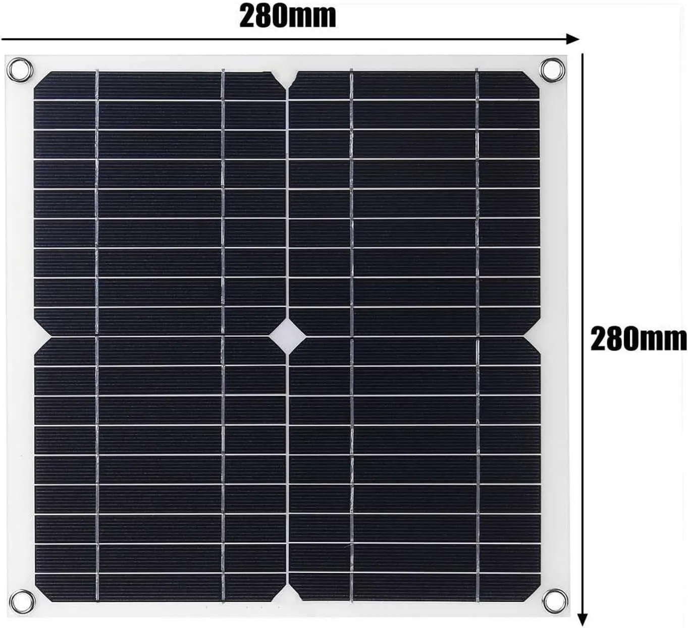 200W 12V Monocrystalline Solar Panel Energy Solar Panel Kit with Controller for Camping Hiking, Mountaineering, Cycling (10A)