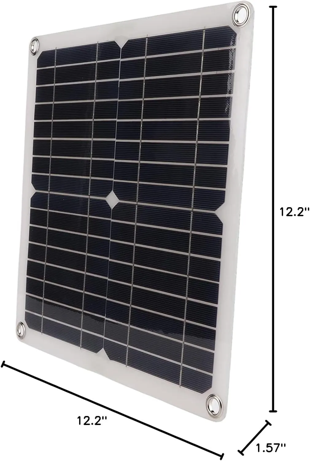 200W 12V Monocrystalline Solar Panel Kit Energy Saving Controller for Cycling Mountaineering (10A)