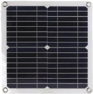 200W 12V Monocrystalline Solar Panel Kit Energy Saving Controller for Cycling Mountaineering (30A)