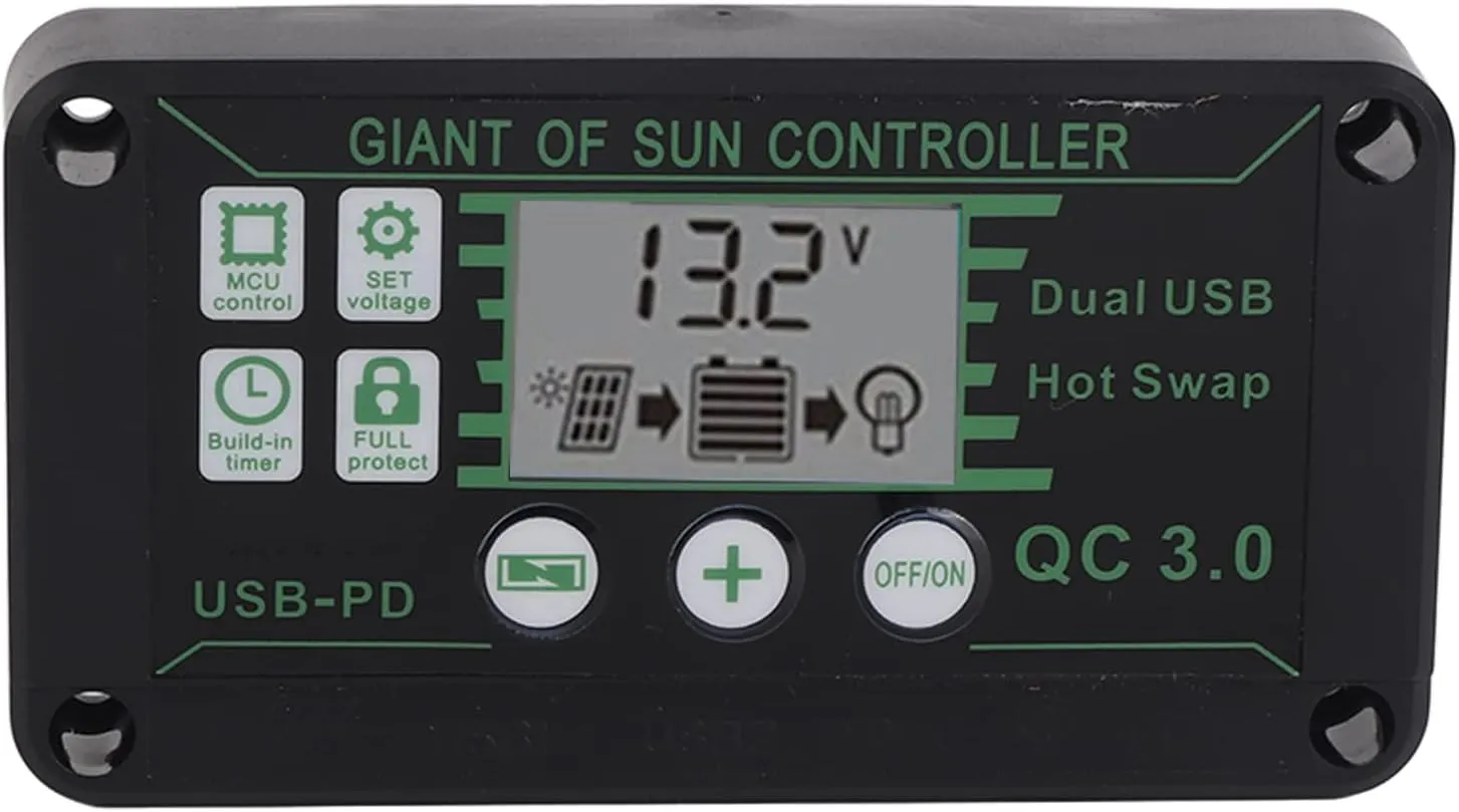 200W 12V Portable Monocrystalline Solar Panel Kit High Efficiency Controller for Camping Hiking Cycling Mountaineering (10A)