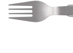 2PCS Outdoor Pure Titanium Foldable Fork Portable Tableware