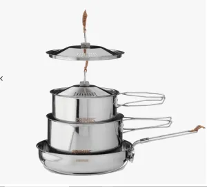 3 Piece Campfire Cookset Large