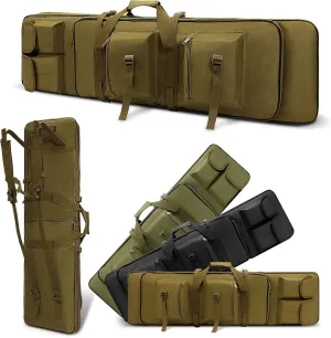 33” / 39”/ 47” Rifle Case Soft Bag Gun Case for Rifles and Shotguns, Tactical Shooting Bag for Long Gun Pistol Transportation, Rifle Carrying Case for Shooting Range Activity, Hunting