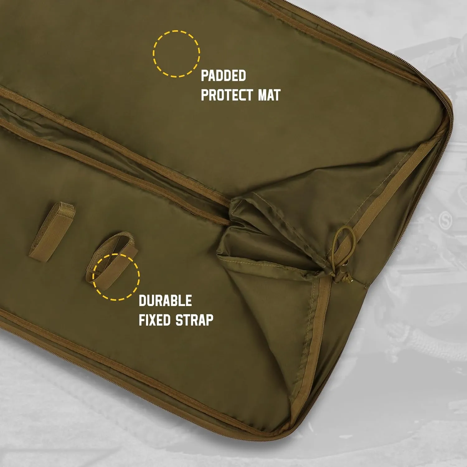 33” / 39”/ 47” Rifle Case Soft Bag Gun Case for Rifles and Shotguns, Tactical Shooting Bag for Long Gun Pistol Transportation, Rifle Carrying Case for Shooting Range Activity, Hunting