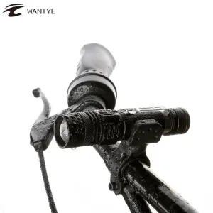 3800LM USB Rechargerable LED Flashlight Bicycle Light XML T6 Zoomable Waterproof Bike Light Front Torch Use 18650 Battery