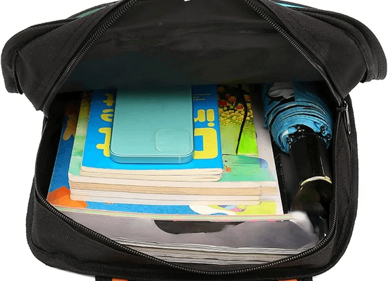 3D Jump Style Kawaii Backpack Sketch Cute Cartoon 2D Drawing from Comic Paper Anime Bookbag School Supplies Fun Daypack (Blue)