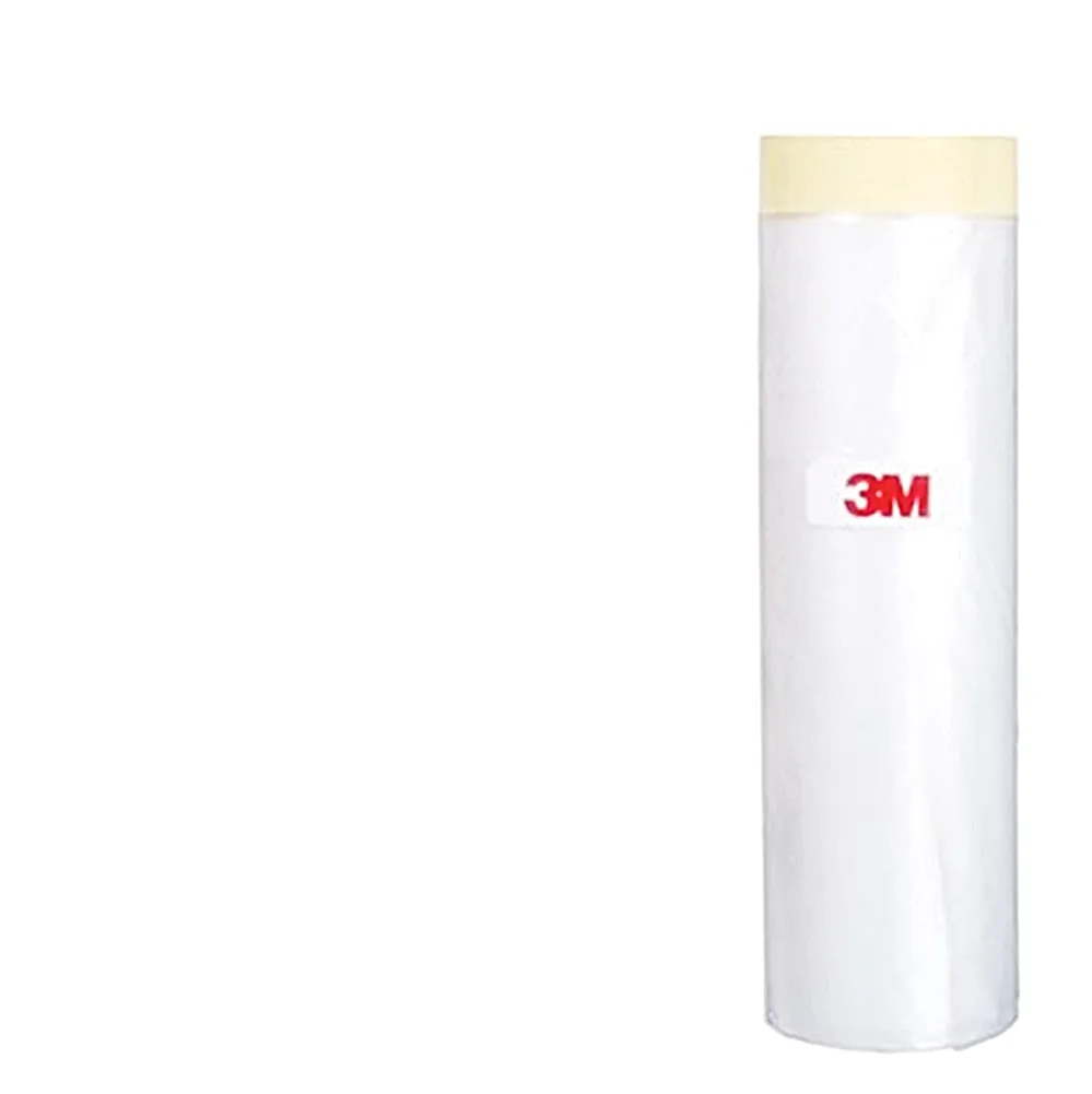 3M Pre-Taped Masking Paper - Assorted Multi Size, Painters Plastic Sheeting Paint Tape for General Purpose, 65 Feet