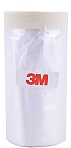 3M Pre-Taped Masking Paper - Assorted Multi Size, Painters Plastic Sheeting Paint Tape for General Purpose, 65 Feet