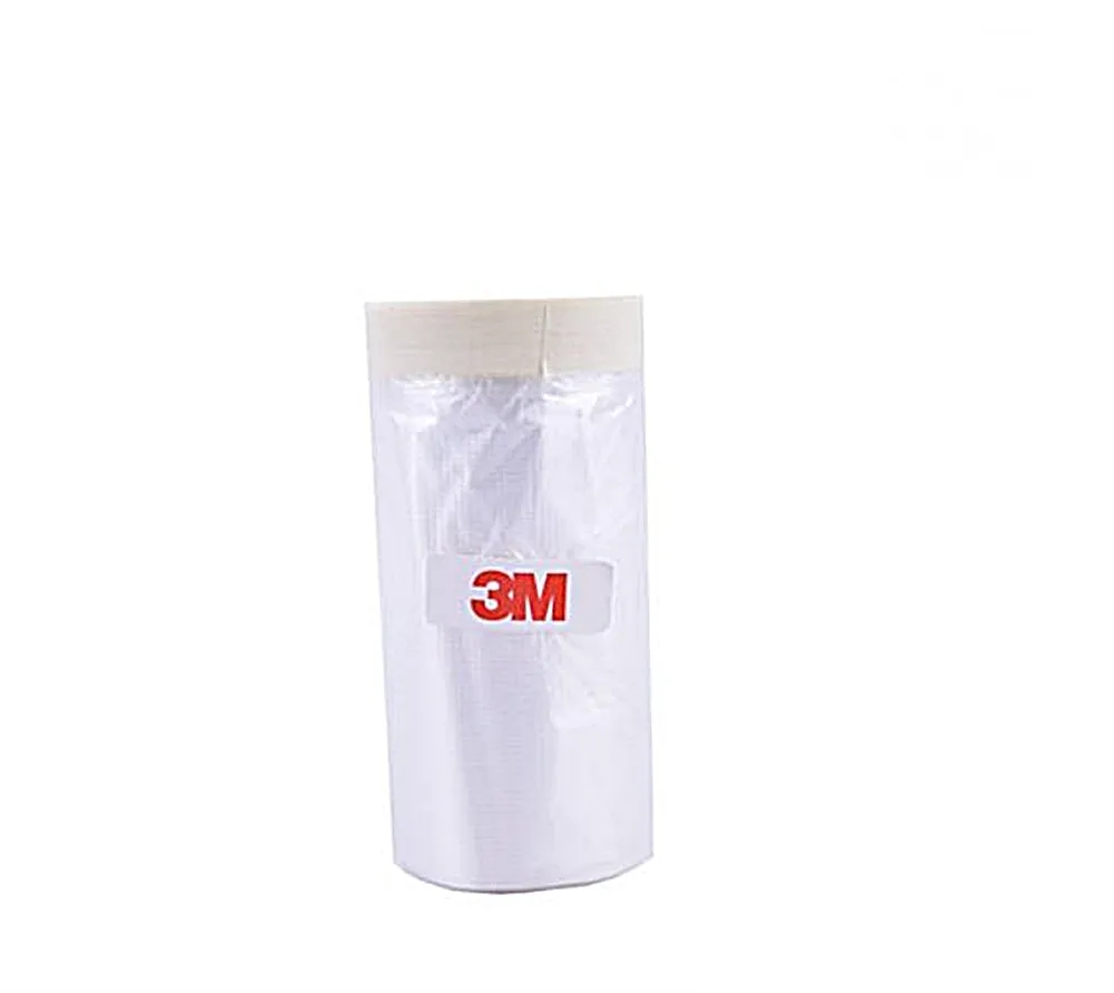 3M Pre-Taped Masking Paper - Assorted Multi Size, Painters Plastic Sheeting Paint Tape for General Purpose, 65 Feet