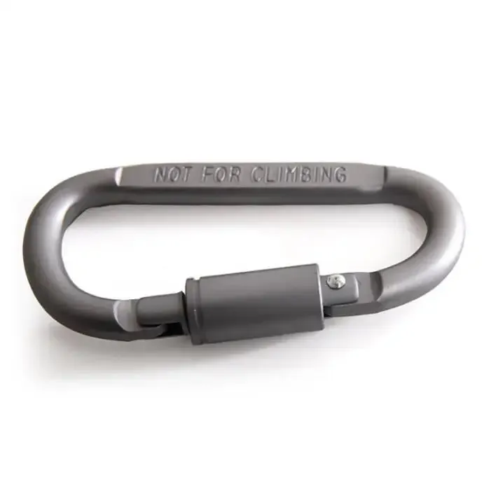 4-Piece Carabiner Travel Kit - Aluminum Alloy Camping and Mountaineering Hooks for Outdoor Survival