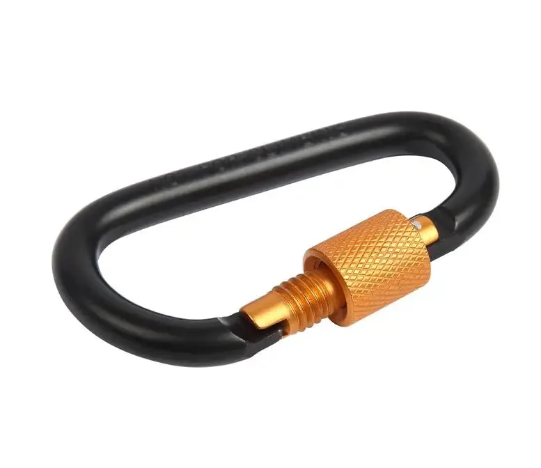 4-Piece Carabiner Travel Kit - Aluminum Alloy Camping and Mountaineering Hooks for Outdoor Survival
