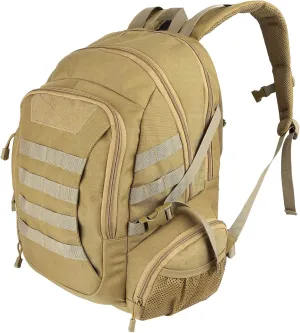 45L Tactical Military Backpack for Adults Fits 17 Inch Notebook