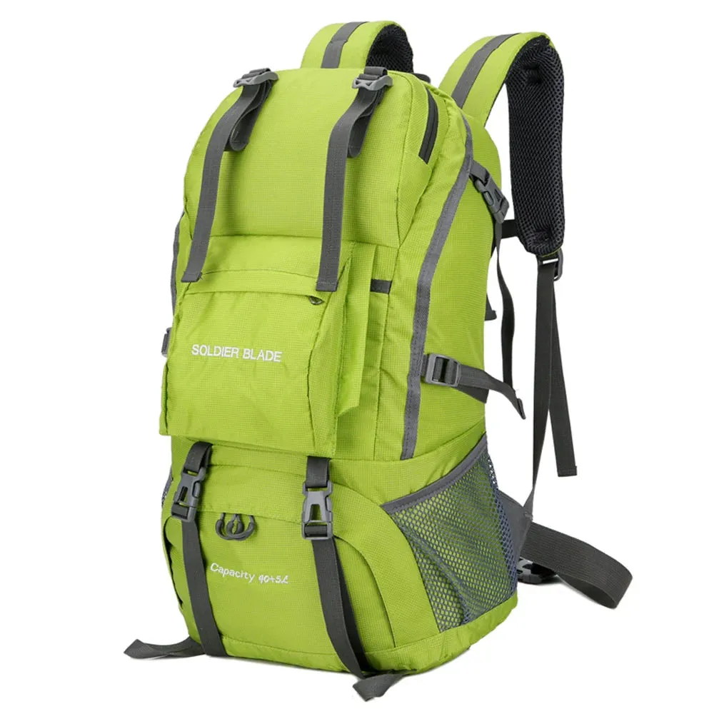 45L Waterproof Climbing Backpack Set - Military Rucksack for Outdoor Cycling, Camping, Hiking