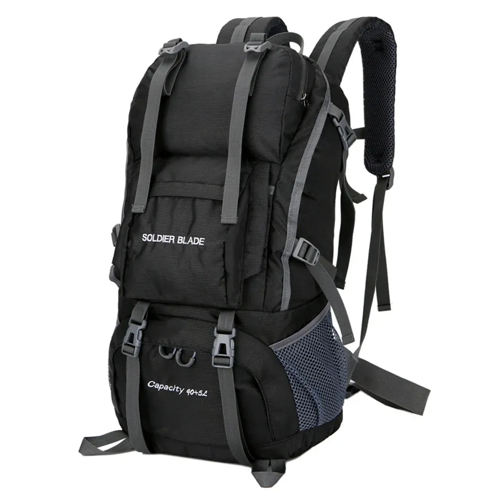 45L Waterproof Climbing Backpack Set - Military Rucksack for Outdoor Cycling, Camping, Hiking