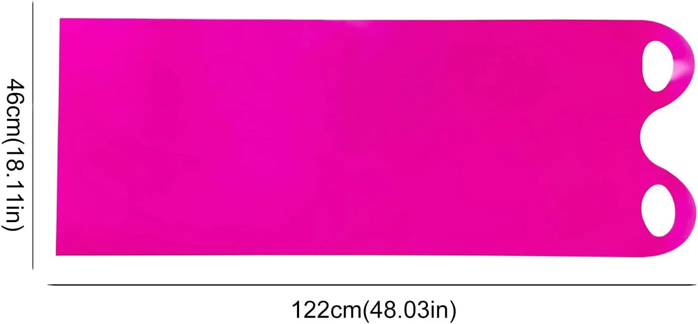 48 Inch Snow Sleds,2025 Thickened Plastic Lightweight Snow Sleds with Handles,Flexible Roll Up Durable Snow Board Winter Downhill Sprinter Sledding for Beach Outdoor Sand Snow Grass
