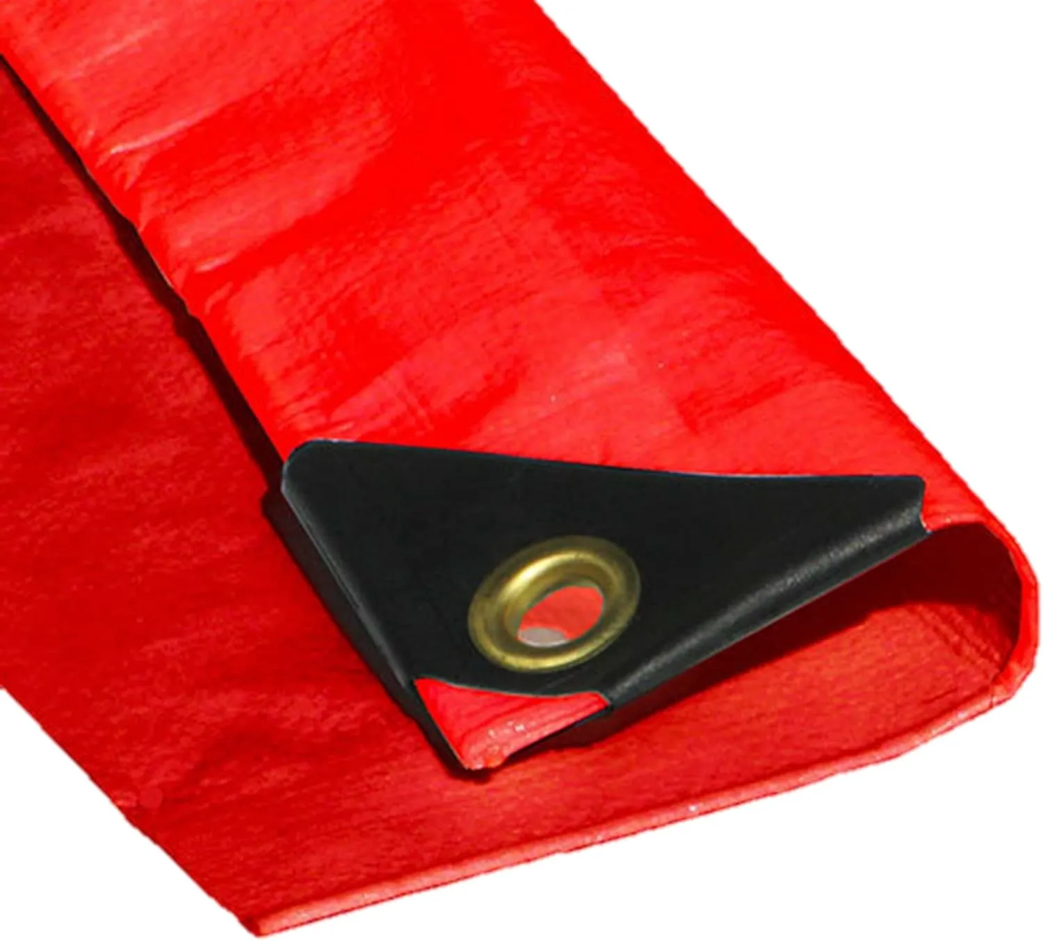 5 x 7 Red Color 12 Mil Heavy Duty Tarp w/UV Protection by X1 Tarps