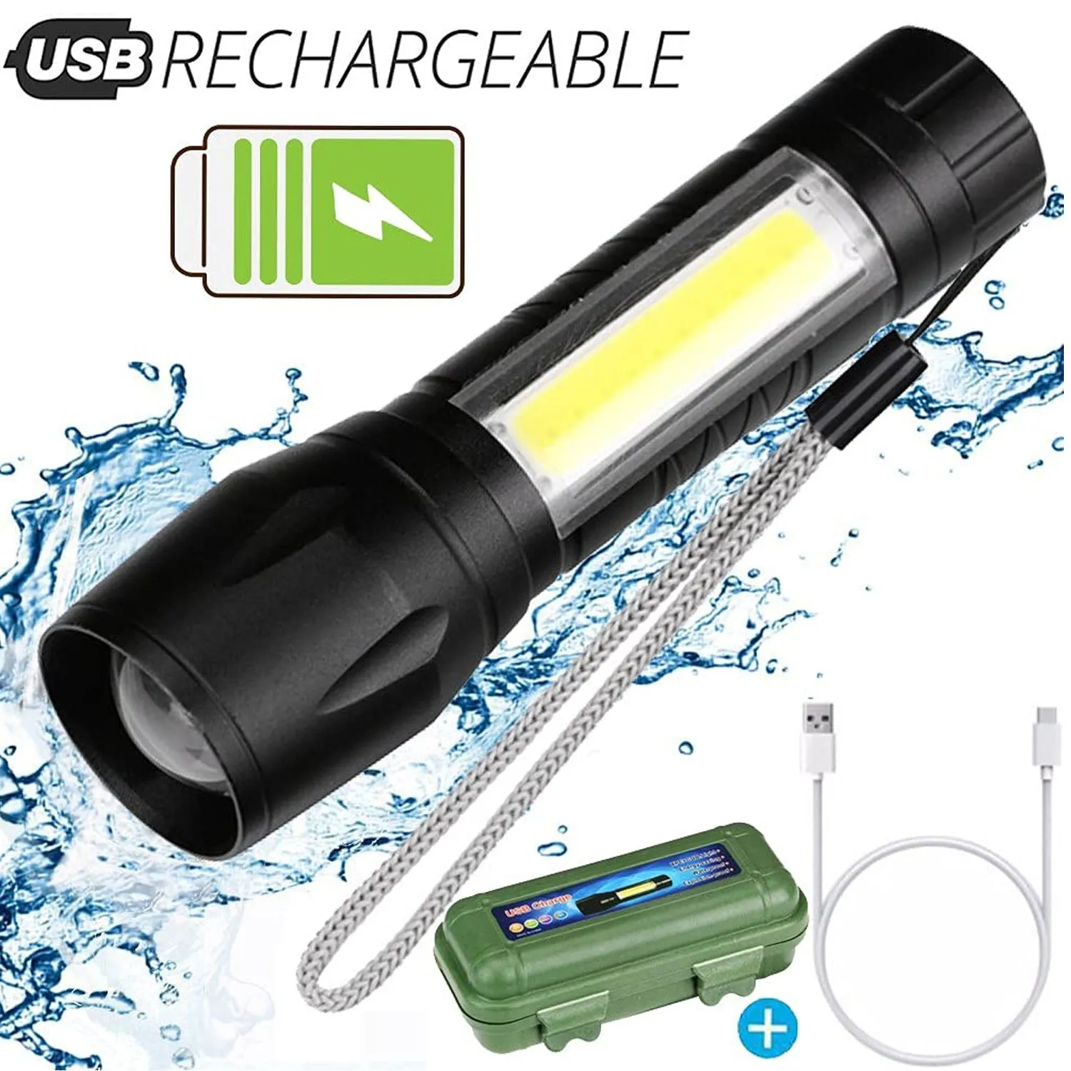 7528 Led Flashlight Torch