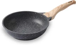 8 Inch Nonstick Skillet Frying Pan Egg Pan Omelet Pan, Nonstick Cookware Granite Coating, 100% PFOA free Cookware Pan, Healthy Nonstick Stone Frying Chef's Pan Skillet