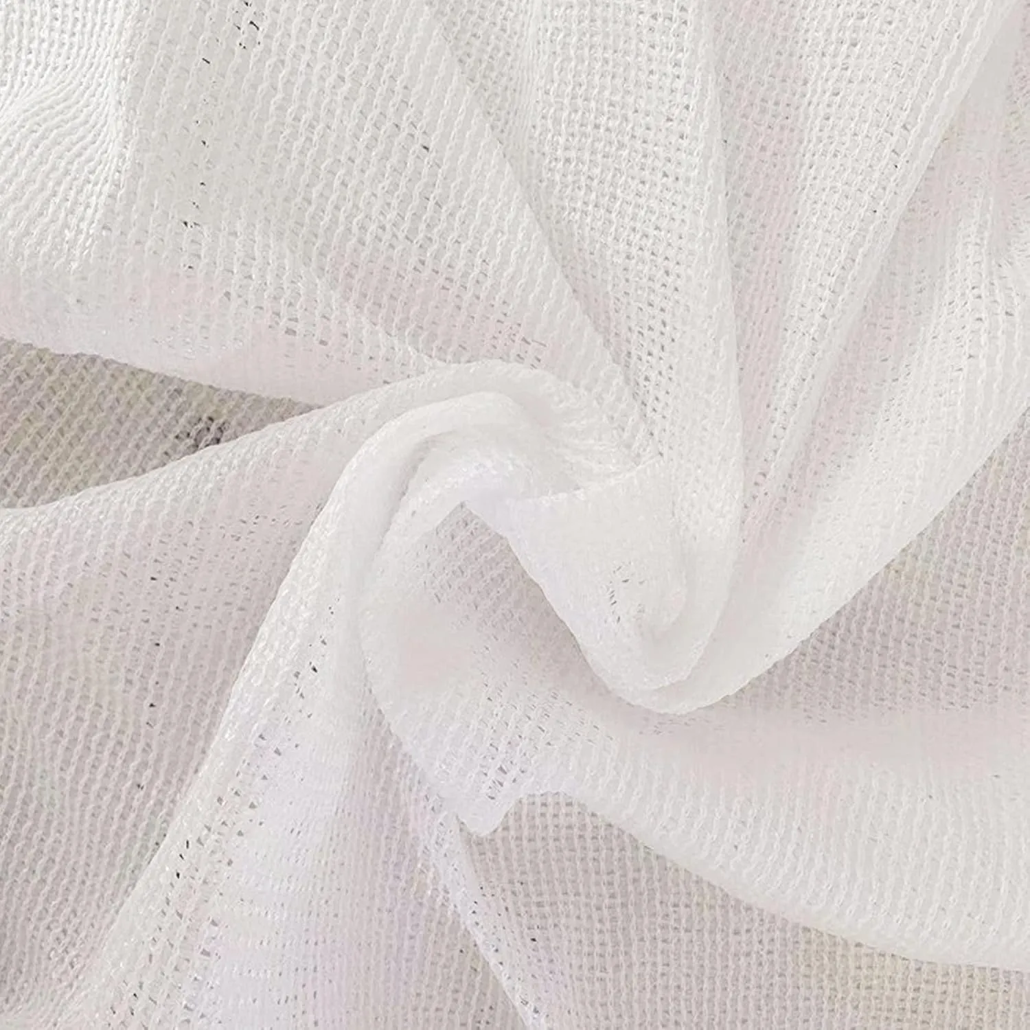 85% UV Resistant Anti-Aging White Sunblock Shade Cloth,Water and Air Permeable Mesh Tarp,Shade Netting with Grommets,Rope,Sun Shade Sail for Roof Courtyard Garden Fence (2x2m/6.6x6.6ft)