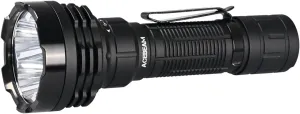 ACEBEAM Defender P18 Tactical Flashlight with Dual Tail Switch, 5000 High Lumens LED Flashlight Rechargeable, 688 Yards Long Throw Flashlight with Reverse Clip, Instant Strobe for Emergency, Security