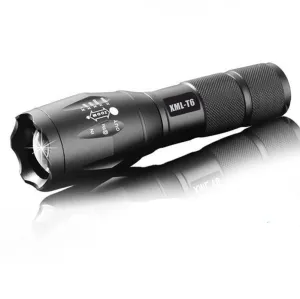 AloneFire E17 XM-L T6 3800LM Aluminum Waterproof Zoomable CREE LED Flashlight Torch light for 18650 Rechargeable Battery or AAA