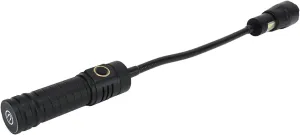 ANGGREK Flexible LED Flashlight, Magnetic Flexible Work Light Zoomable COB Side Light Type C Charging for Auto Repair