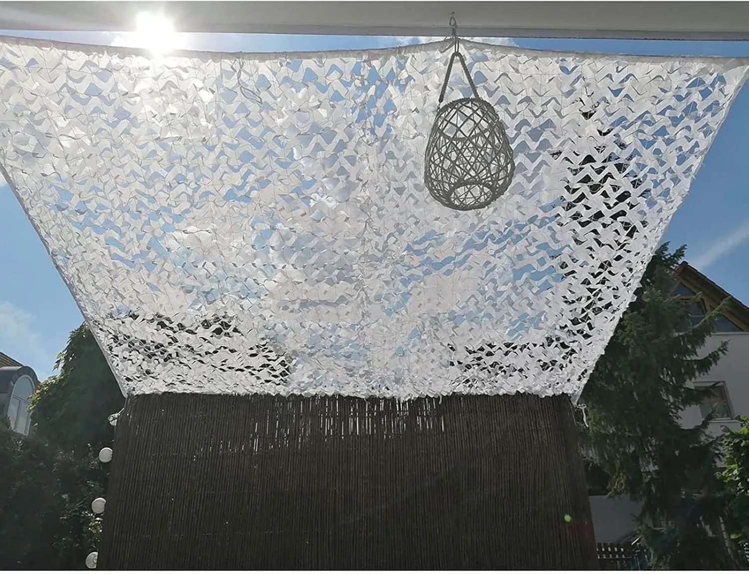 Anti-UV Camouflage Net,Breathable Camo Net,Quick Dry Mesh Tarp,Courtyards Sunblock Shade Net,Army Blinds Nets,for Camping,Backdrop Decoration,Hunting Shooting,6x7m(20 * 23ft)
