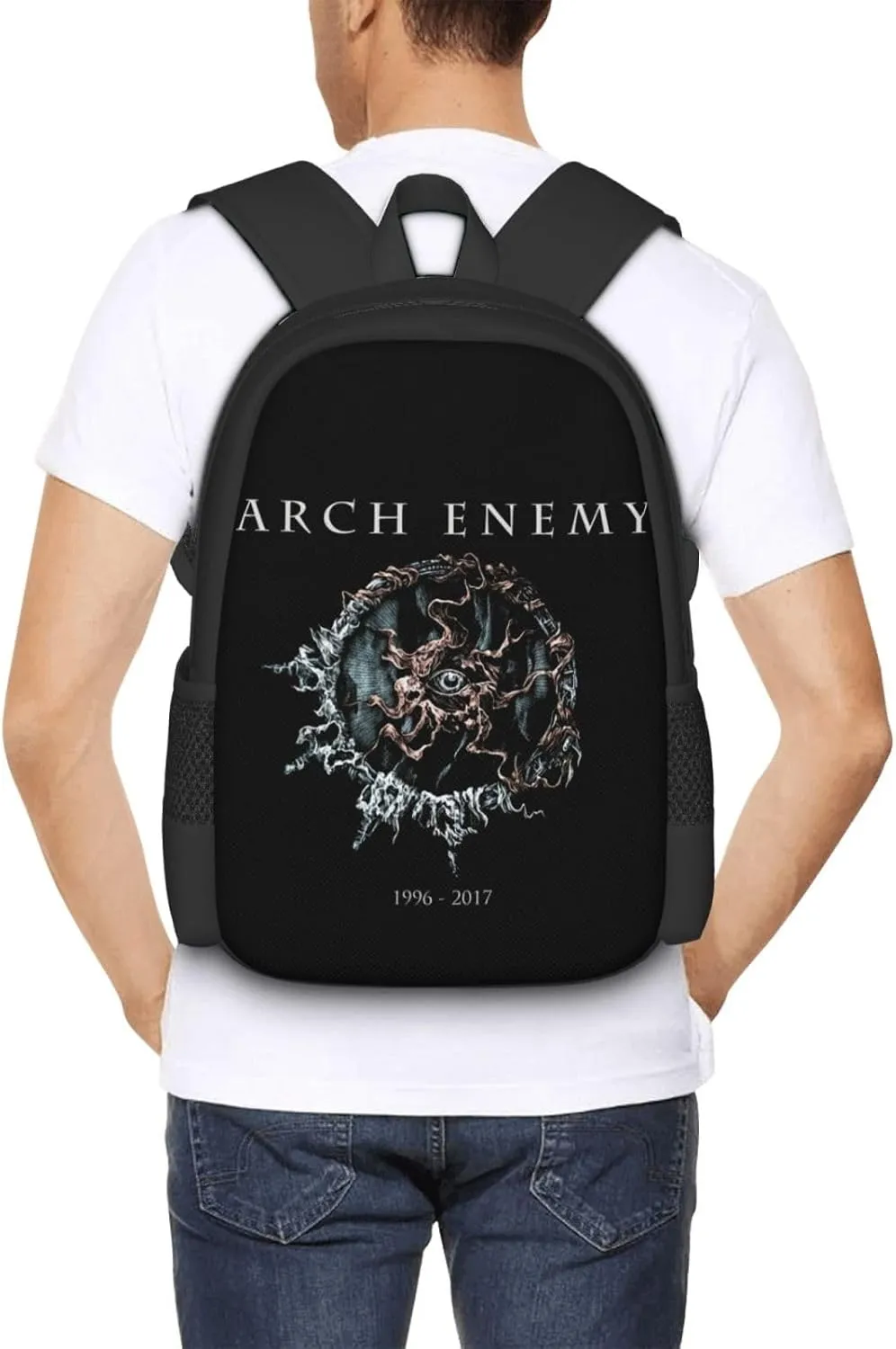 Arch Bridge Enemy School Backpack for Men Women College Bookbag Lightweight Backpack Casual Daypack