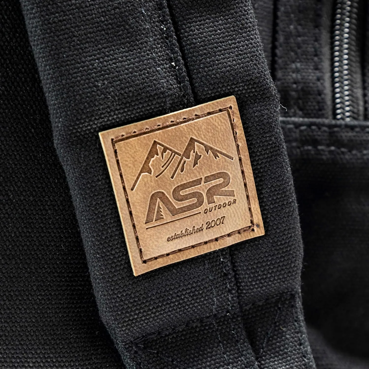 ASR Outdoor 30L Heavy Duty Gold Prospecting Backpack, Canvas Camping Rucksack (Black)