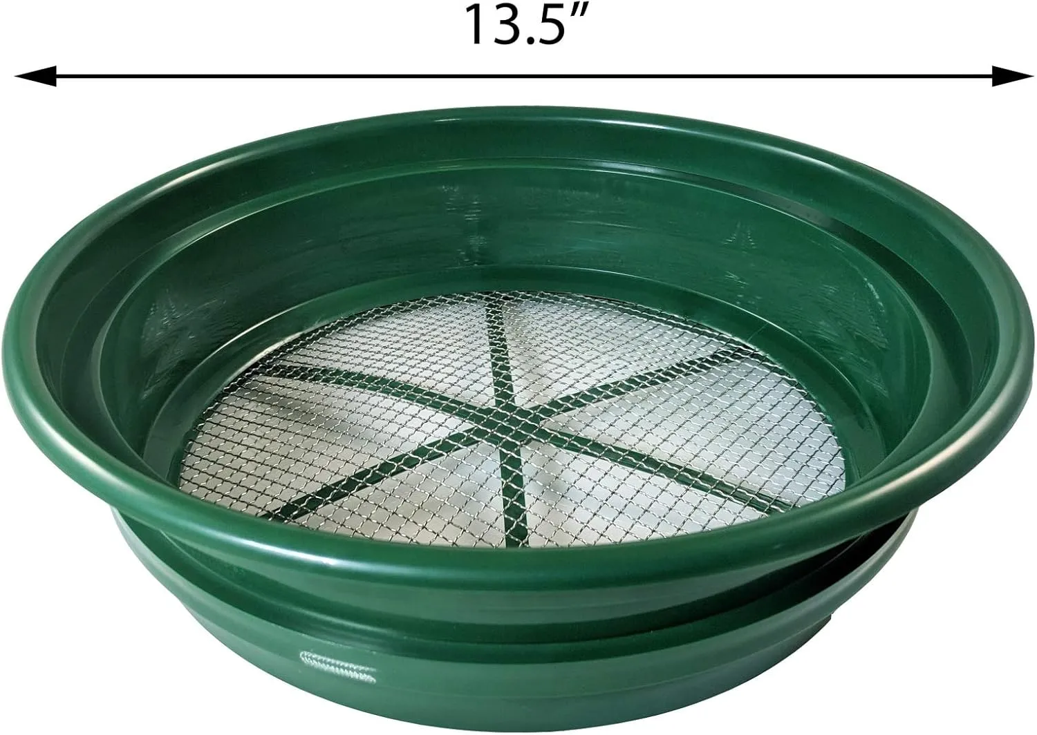 ASR Outdoor Gold Panning 1/4 Classifier Screen Sifting Pan Prospecting Mesh Sieve