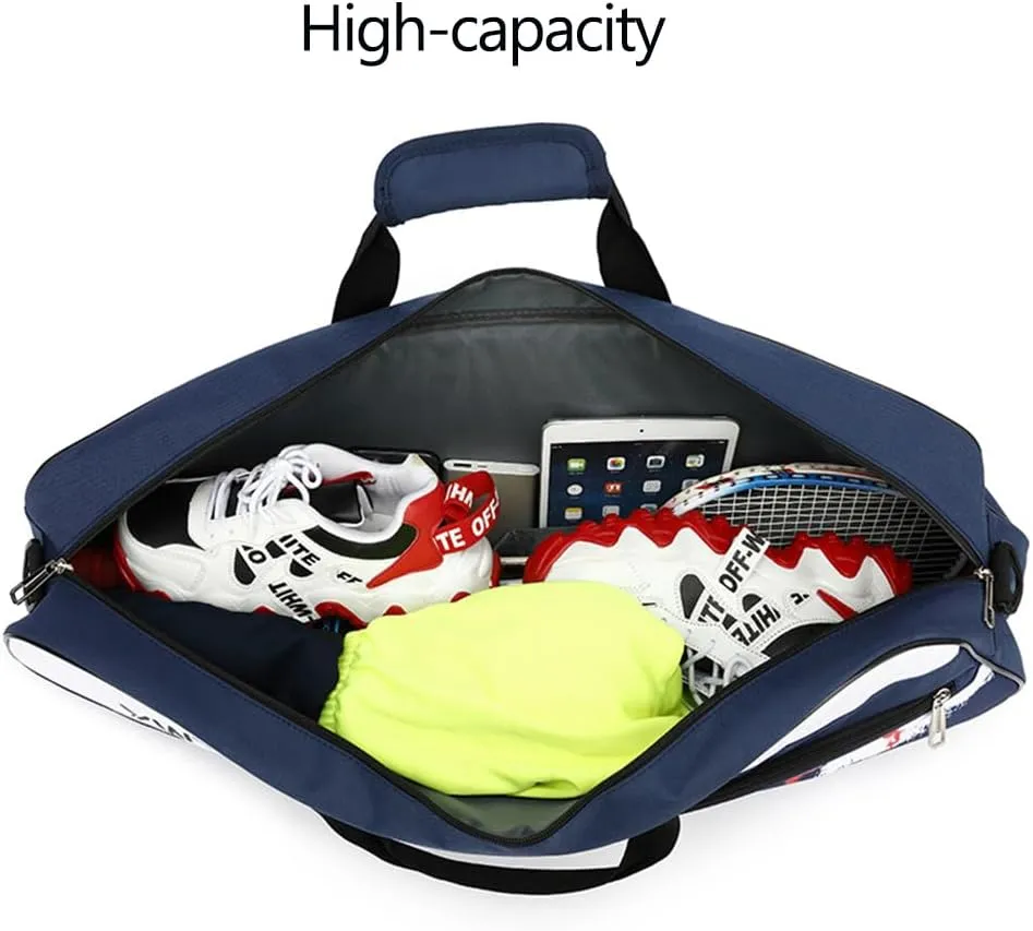 Badminton Tennis 3 Rackets Racquets Single Shoulder Bags for men women, Waterproof Badminton Squash Racquets Bag