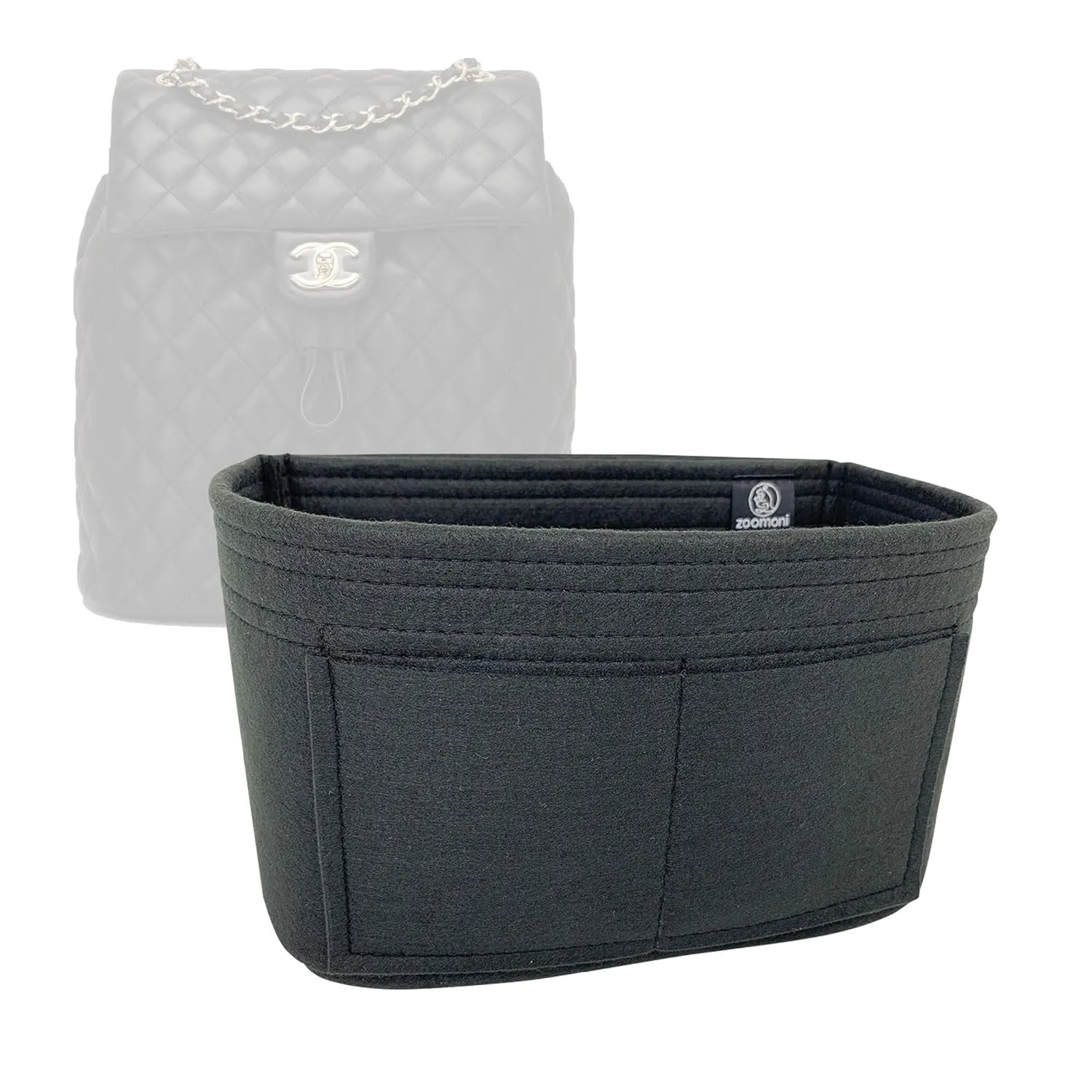 Bag Organizer for Chanel Large Urban Spirit Backpack Insert - Premium Felt (Handmade/20 Colors)