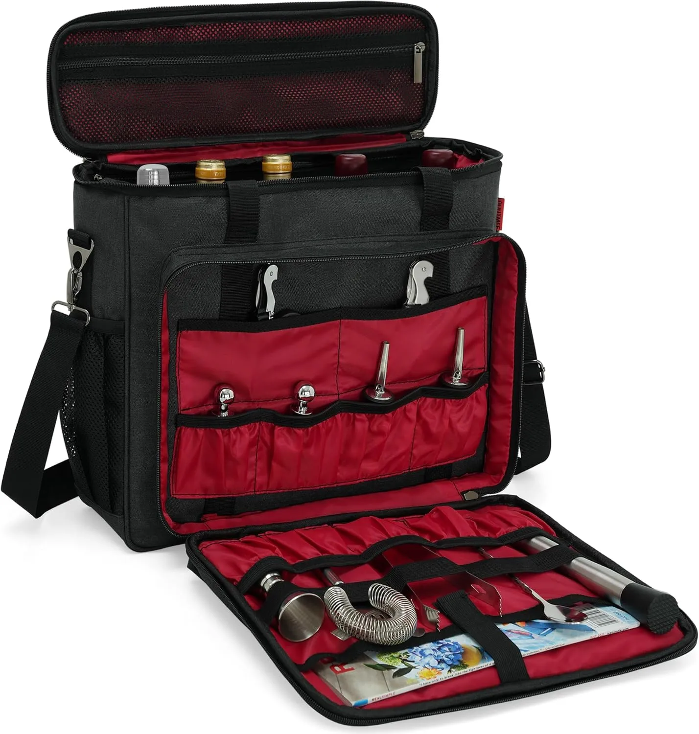Bartender Kit, 11-Piece Cocktail Shaker Set with Bartender Travel Carrying Bag