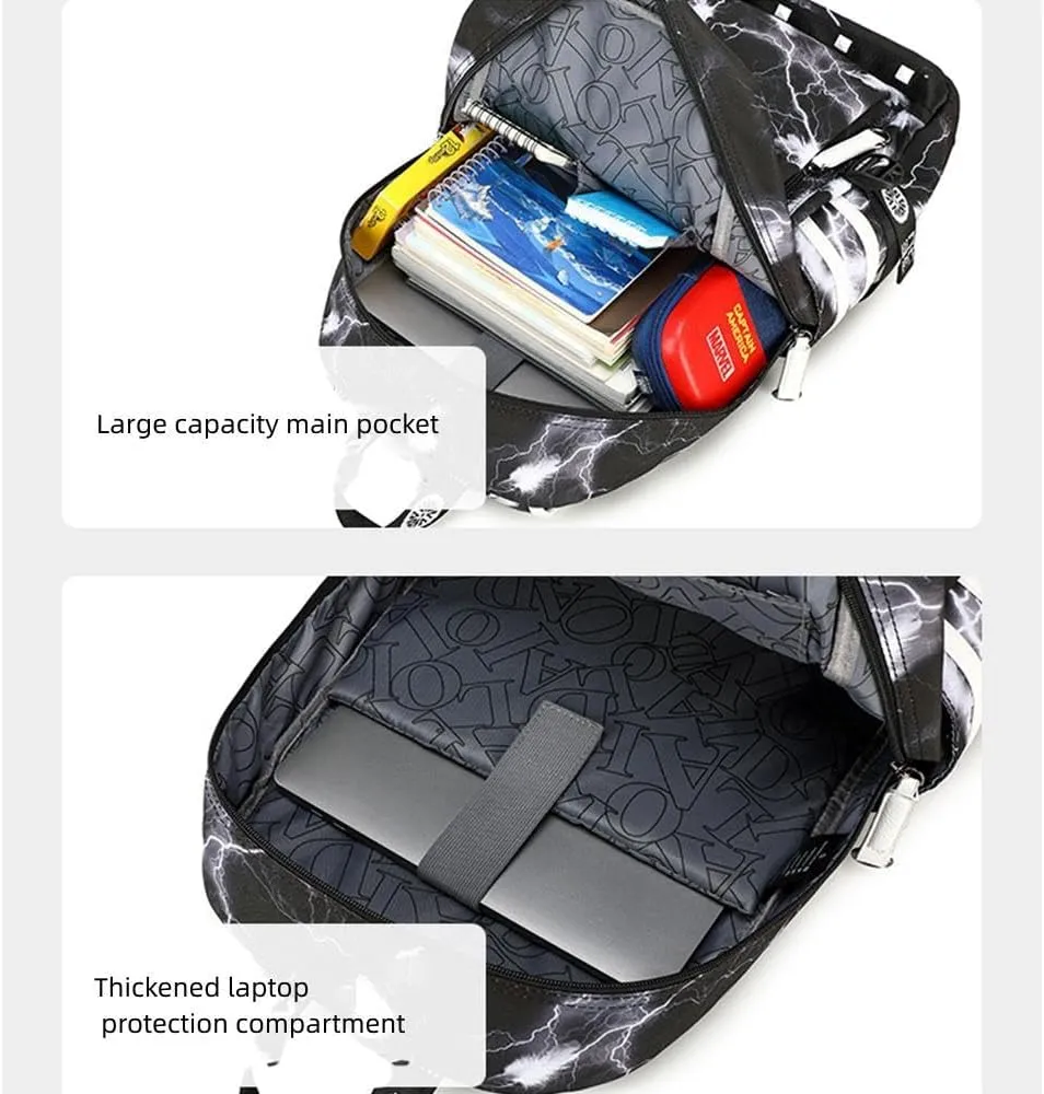 Basketball Star 23 Athletes Laptop Backpack Student Backpack Men Women Ultra Light Travel Bag (Blue1)