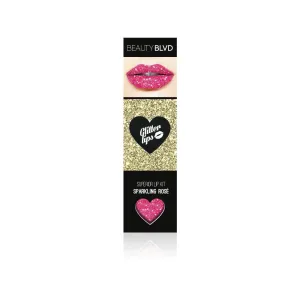 BeautyBlvd Glitter Lips | Glitter Lip Kit | Waterproof & Smudge Proof | Long Lasting | Cruelty Free (Sparkling Rose)