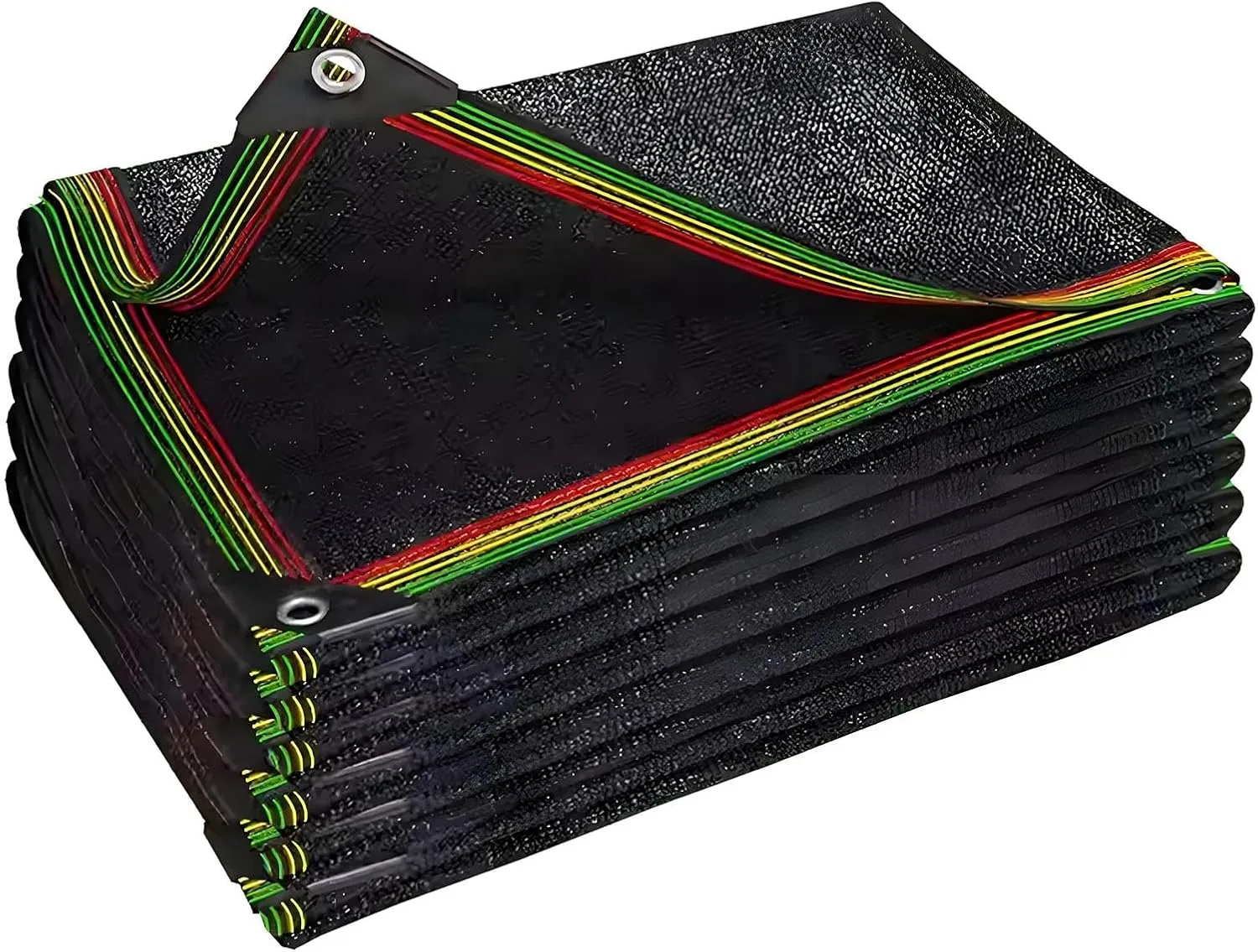Black Shade Cloth Garden Shade Net 96% UV Block with Grommets Mesh Tarp for Greenhouse Cover Patio Plant Flower Chicken Coop Carport 3x4m 3x7m 4x10m 6x9m 9x10m 10x10m(30x30ft)