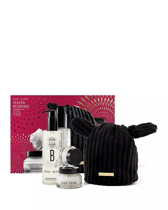Bobbi Brown Season Recharge Full-Size Skincare Set, 4 Piece Kit