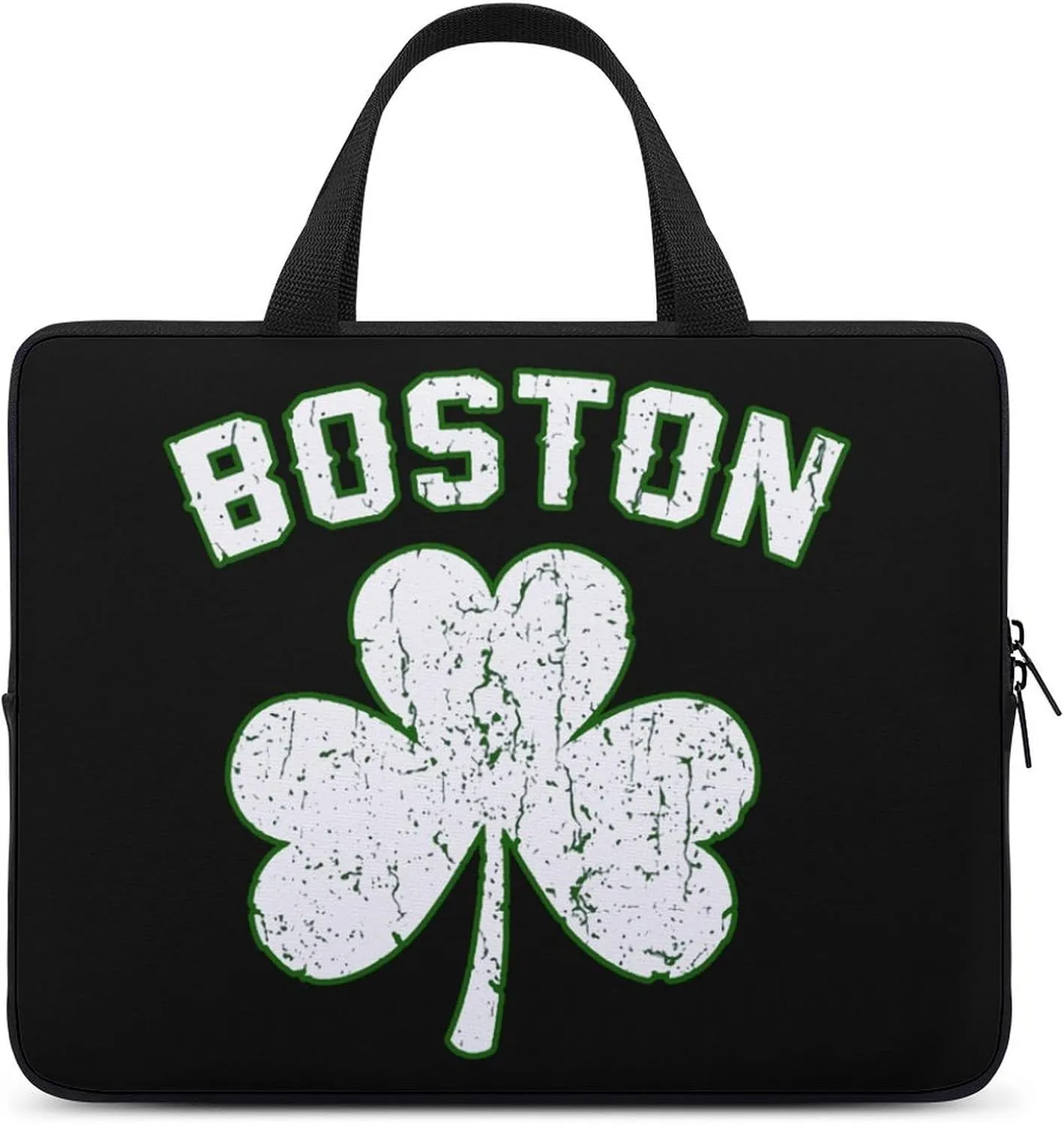 Boston Shamrocks Carrying Laptop Bag Slim Briefcase Computer Case Business Handbag Backpack