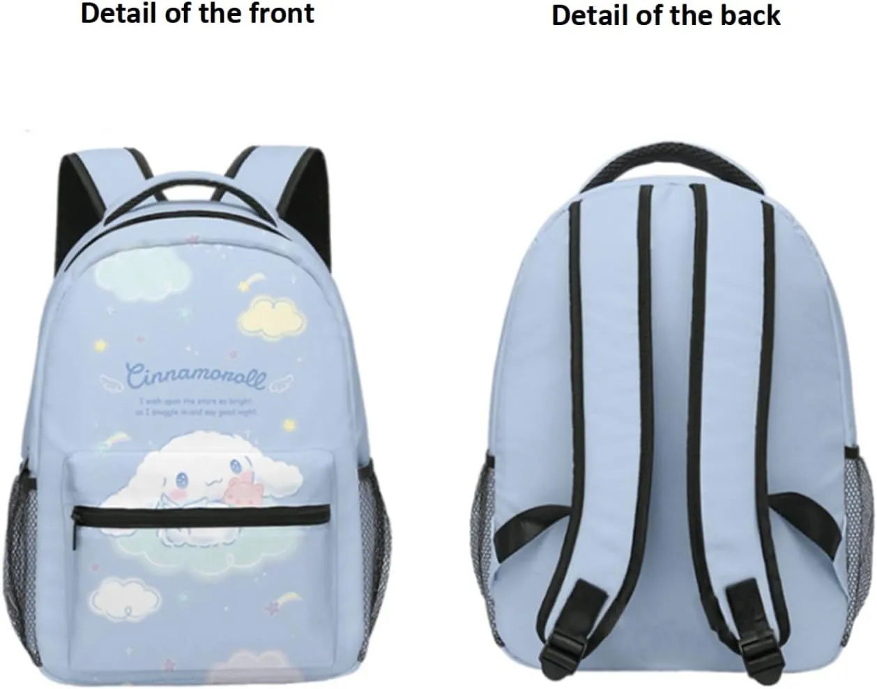 Boys Tungtungtung Backpack Lunch Bag Pencil Case 3PCS Set Kids Tung 3D Figure Printed Backpack (C16,3pcs)
