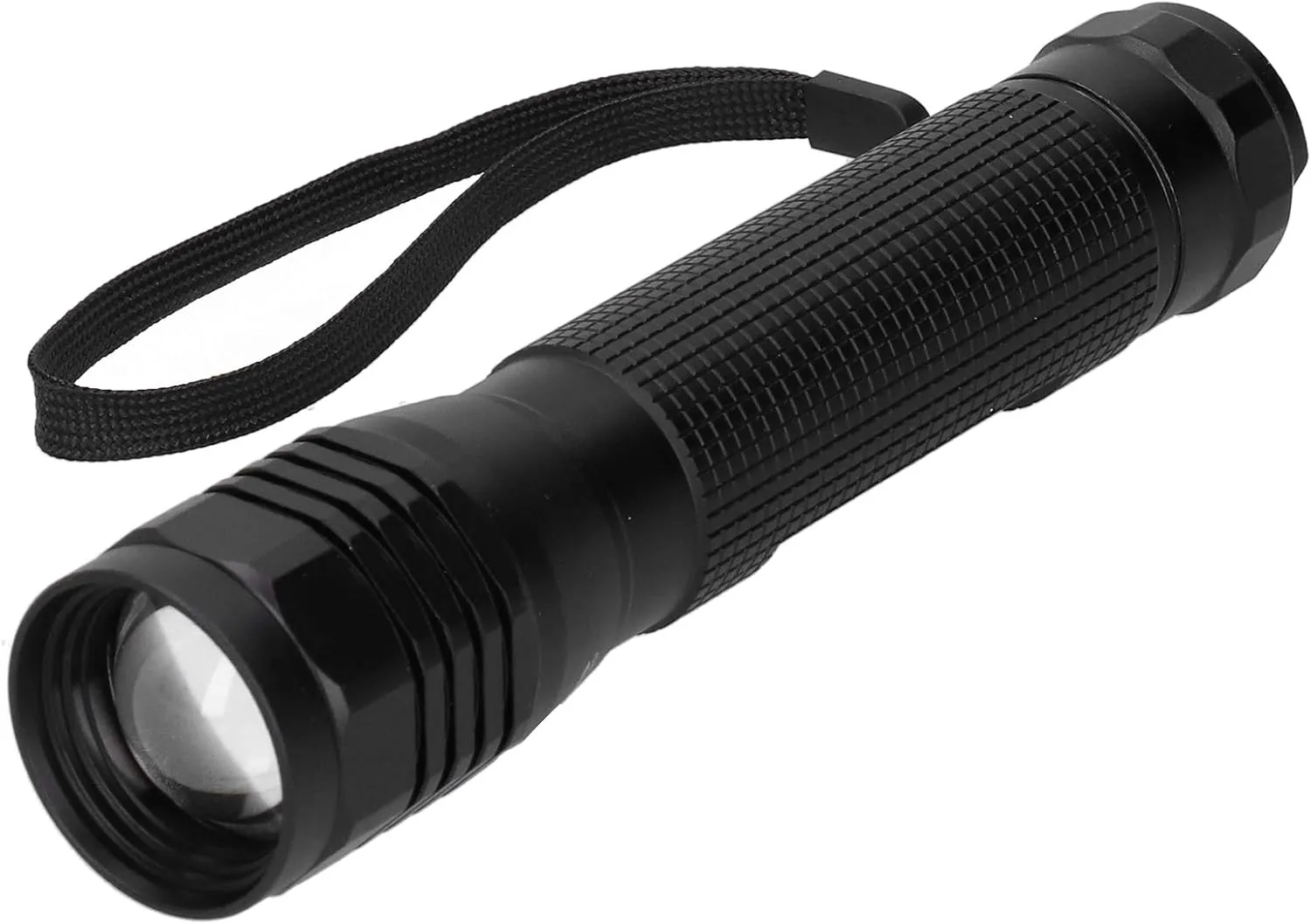 Bright P8 LED Flashlight | 500LM Rotating Zoomable Torch for Outdoor Camping/Hiking/Emergency | IPX5 Weather -, 3 Settings with Tail Hammer | 300M Beam Distance