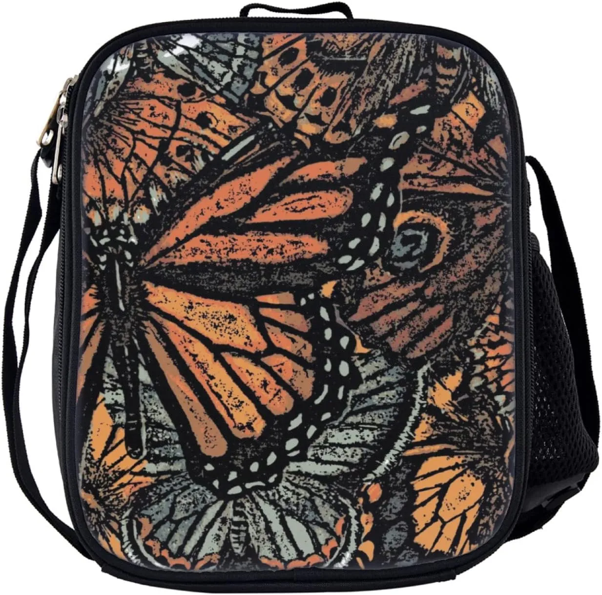 Butterfly Backpack, Butterfly Backpack For Girls 3 PCS for Teens, Boys and Girls Butterfly Bookbag, Butterfly Insulated Lunch Bag and Butterfly Pencil Case Perfect for School and Everyday Use.